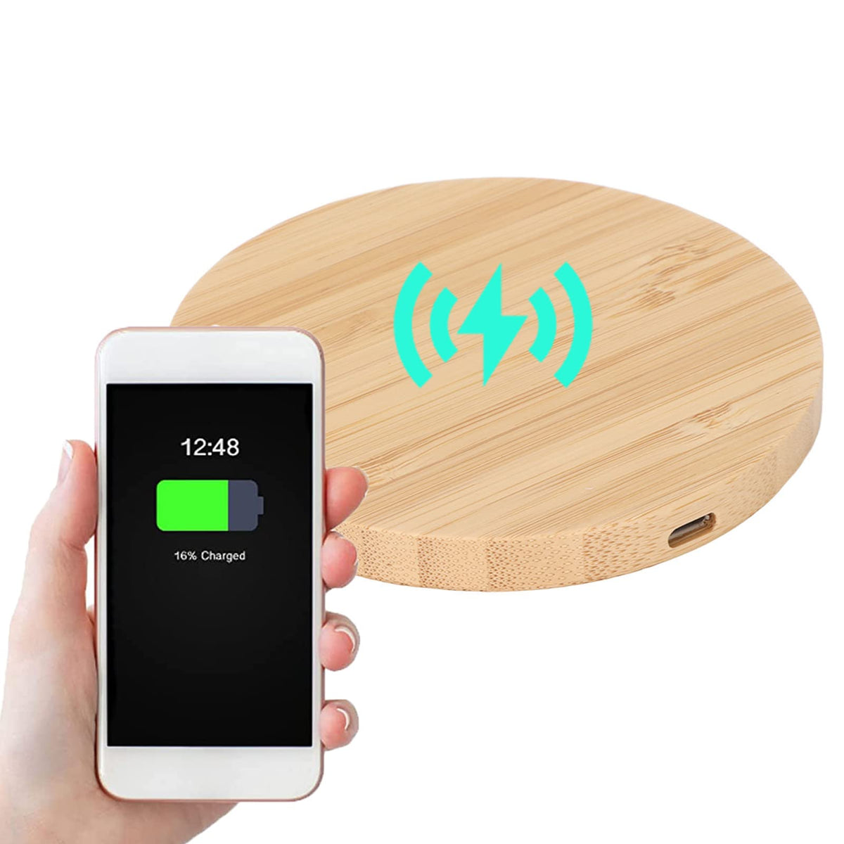 Bamboo Fast Wireless Charging Pad 10W