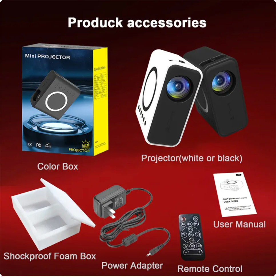 YT300 HD Home Cinema Projector